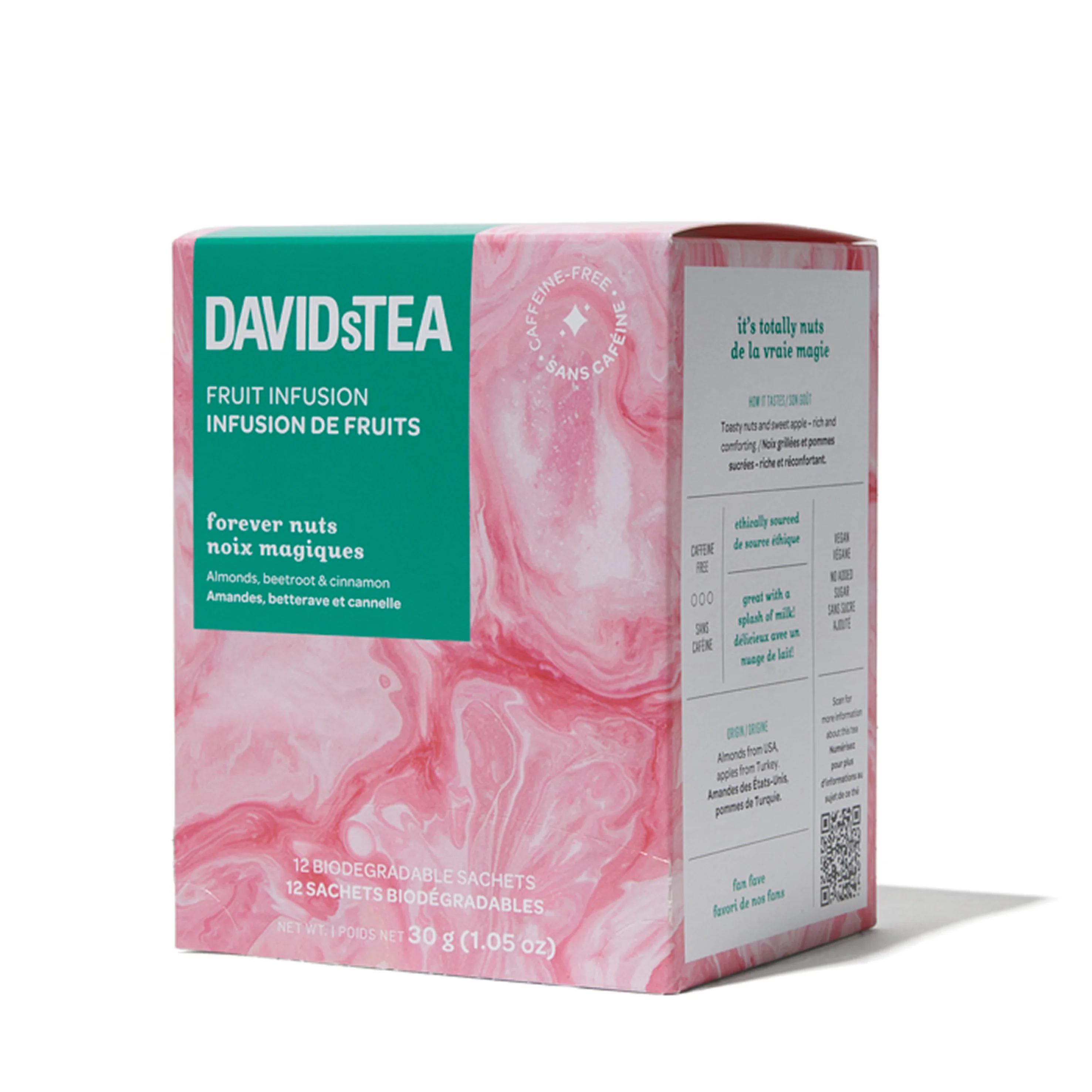 DAVIDsTEA Forever Nuts Tea Pack of 12 Sachets — SKU SB-FB6799-F7AEB384408D23 - Image 3