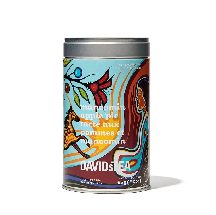 DAVIDsTEA Manoomin Apple Pie Tea Iconic Tin