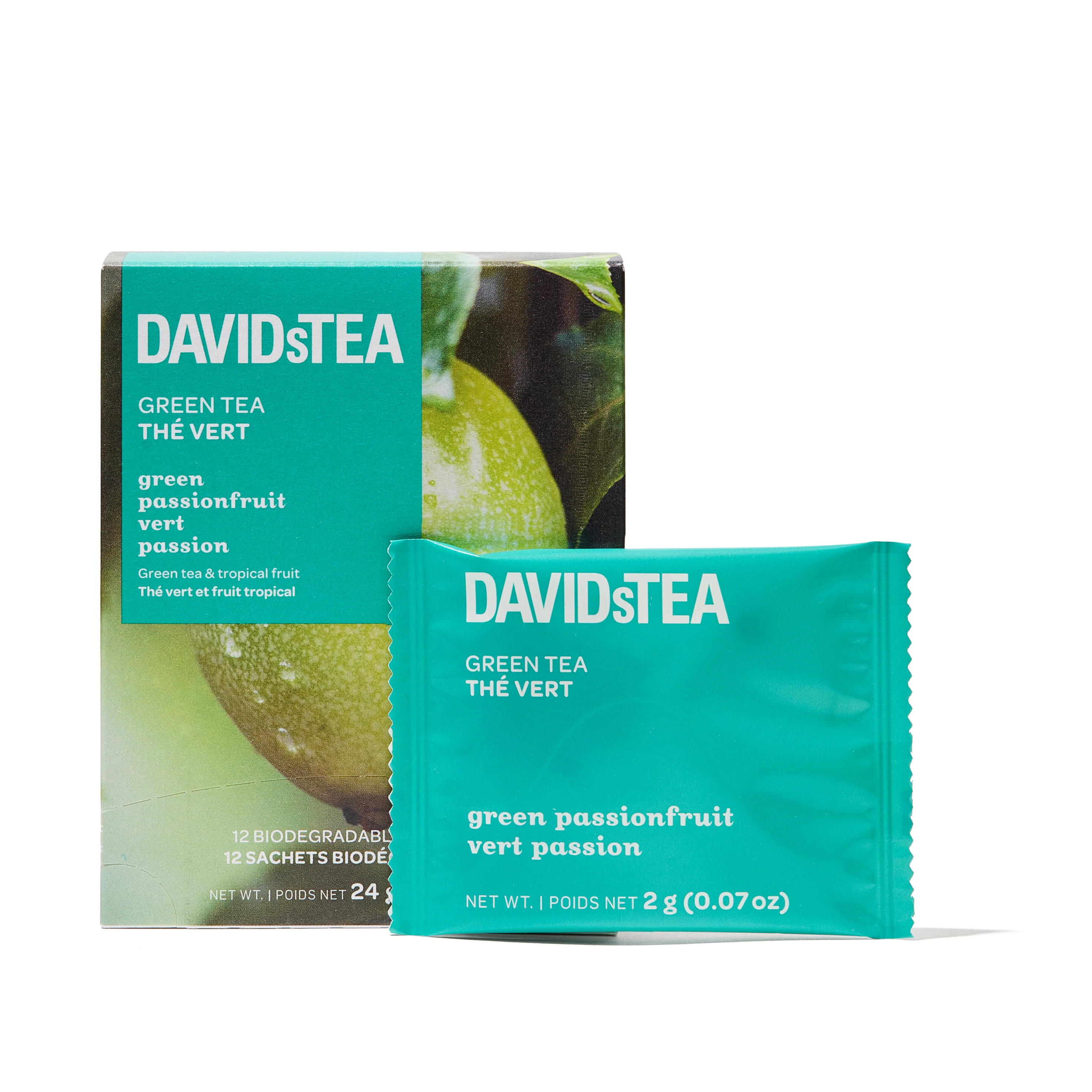 DAVIDsTEA Green Passionfruit Tea Pack of 12 Sachets — SKU SB-FB6799-D9ADD922C5CE97