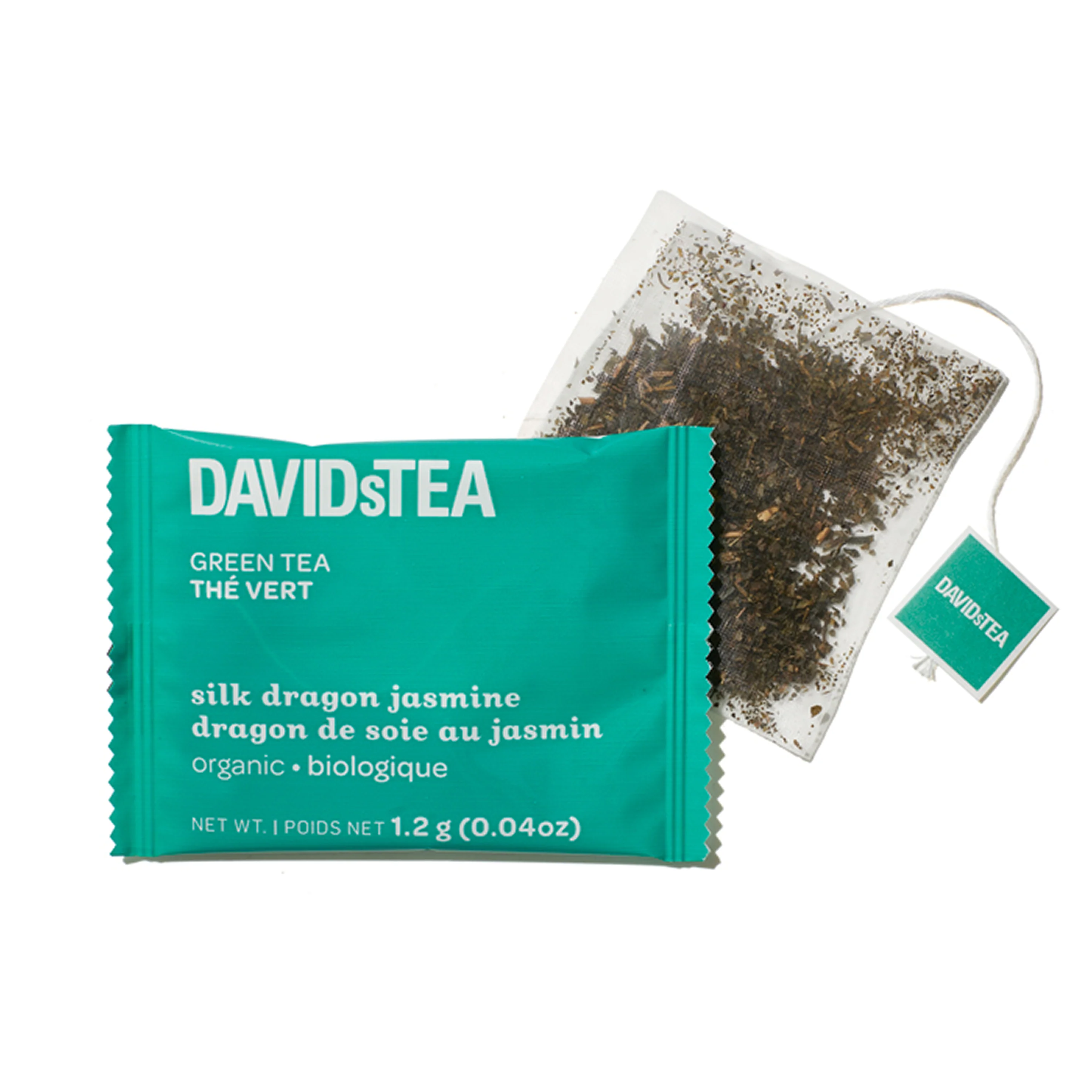DAVIDsTEA Organic Silk Dragon Jasmine Tea Pack of 12 Sachets — SKU SB-FB6799-13A141EFF8ED56 - Image 3