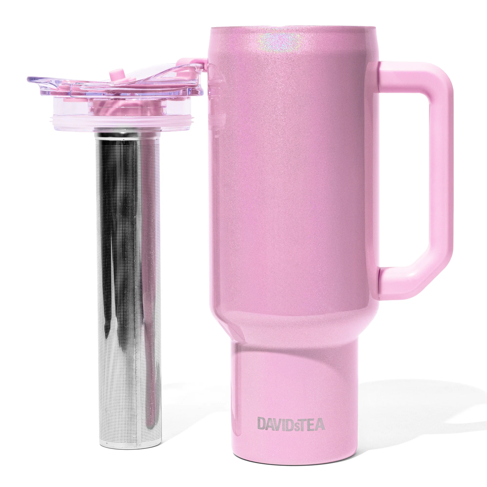 DAVIDsTEA Pink Iridescent Thirsty Tumbler - Image 2