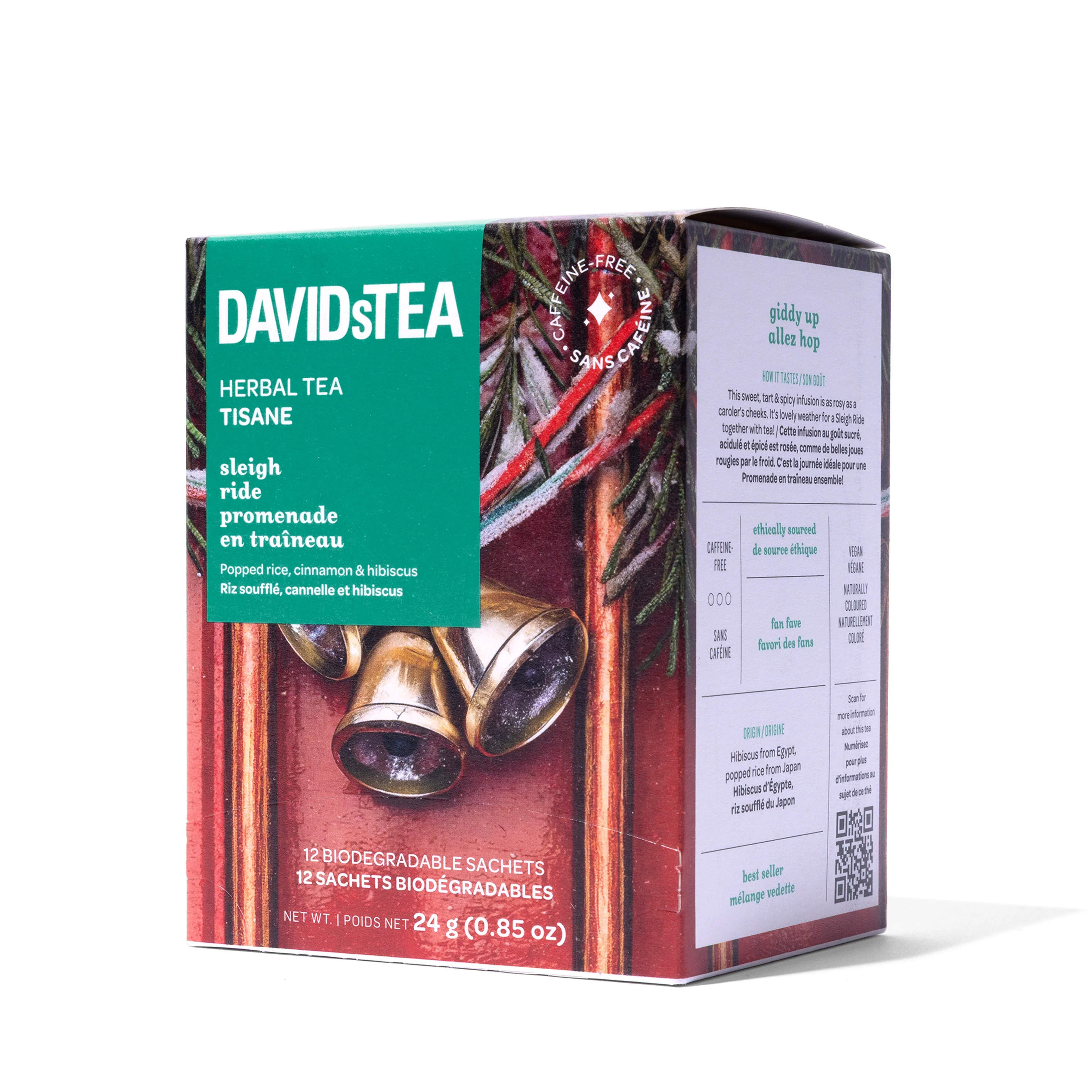 DAVIDsTEA Sleigh Ride Tea Pack of 12 Sachets — SKU SB-FB6799-8713A66BD851BE - Image 2