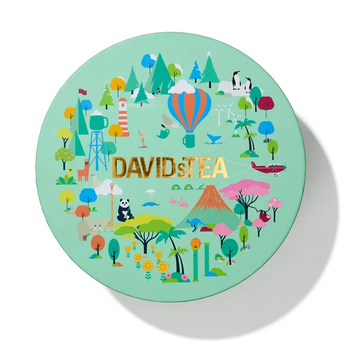 DAVIDsTEA Travel with Tea Sachet Tea Wheel