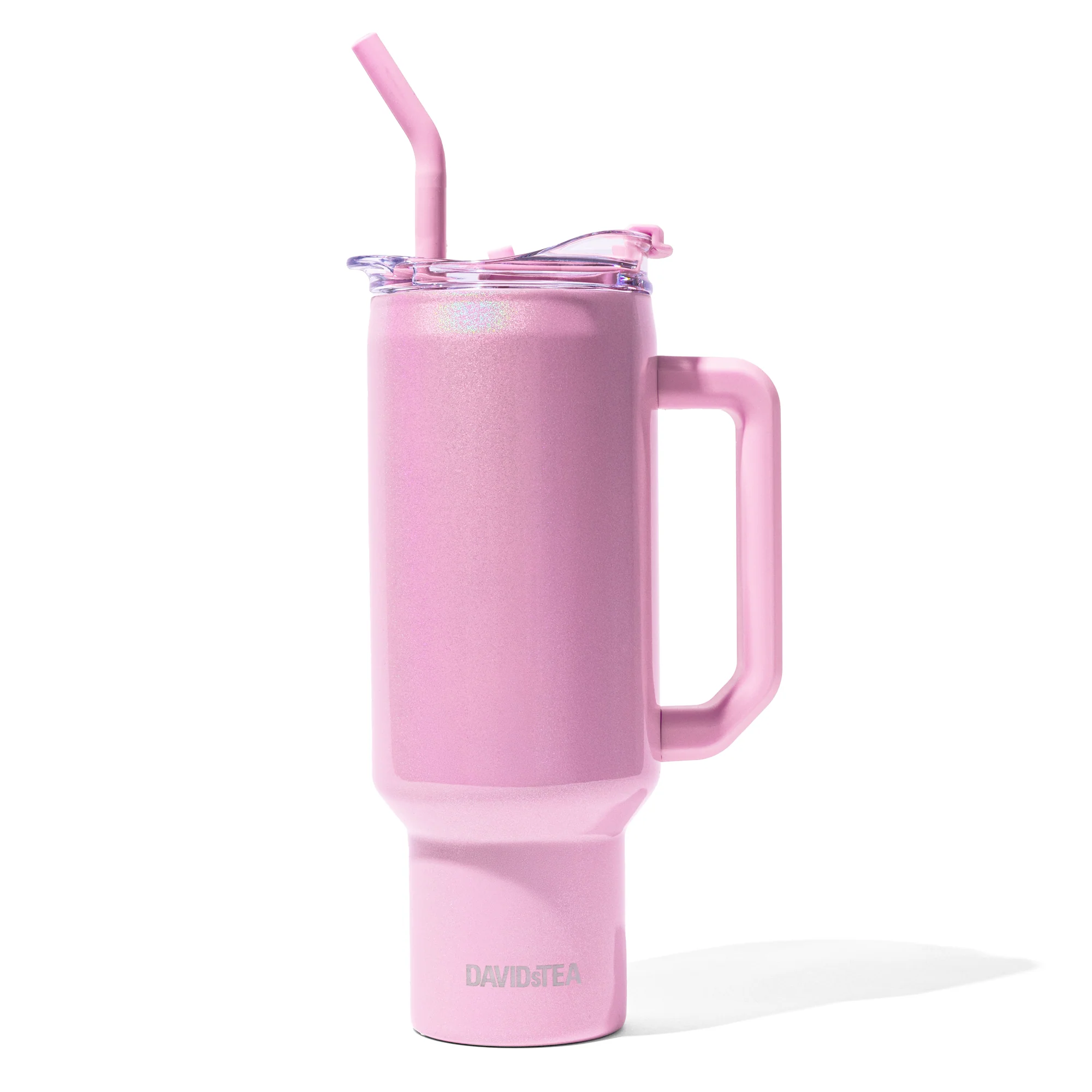 DAVIDsTEA Pink Iridescent Thirsty Tumbler