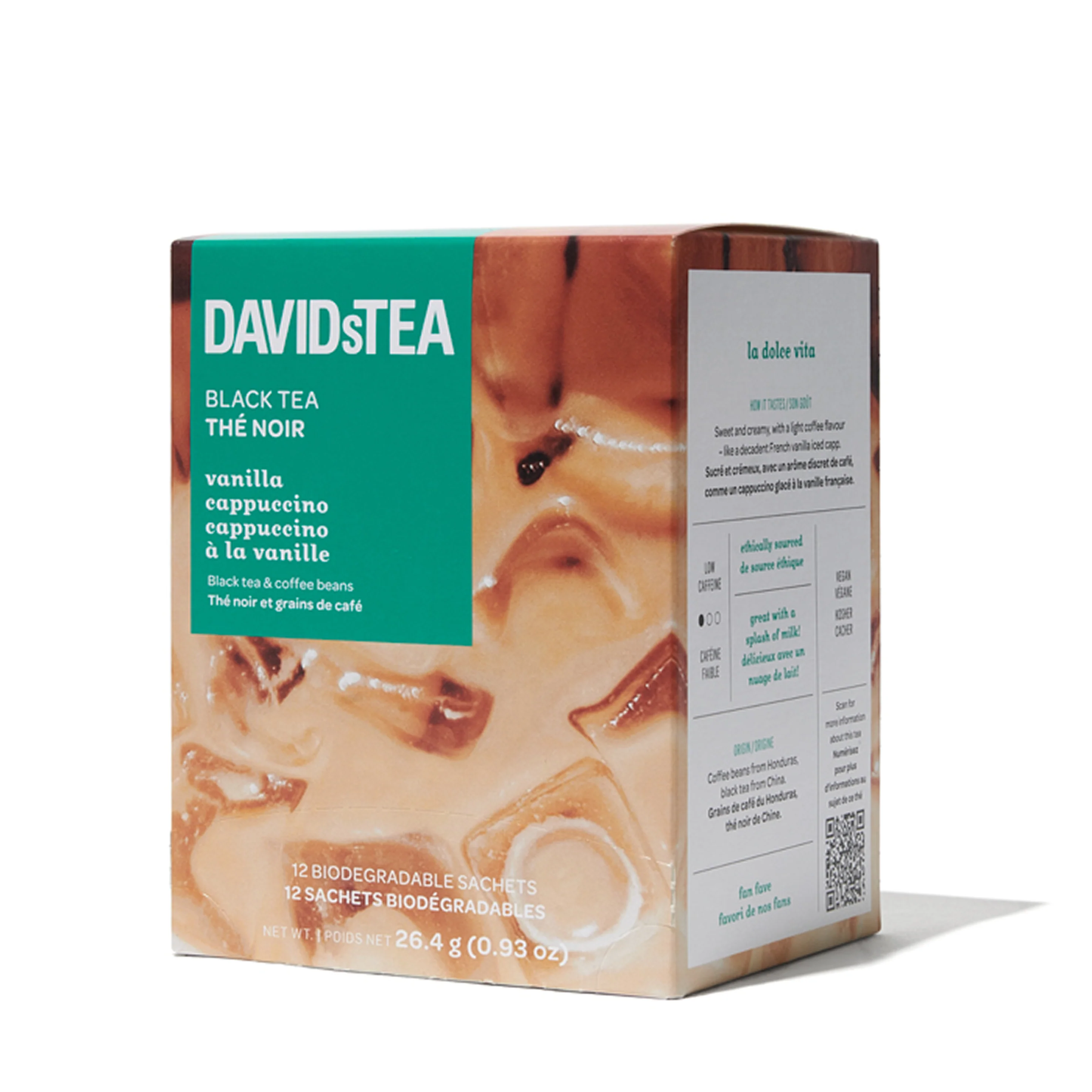 DAVIDsTEA Vanilla Cappuccino Tea Pack of 12 Sachets — SKU SB-FB6799-C6A2838078F5C8 - Image 3