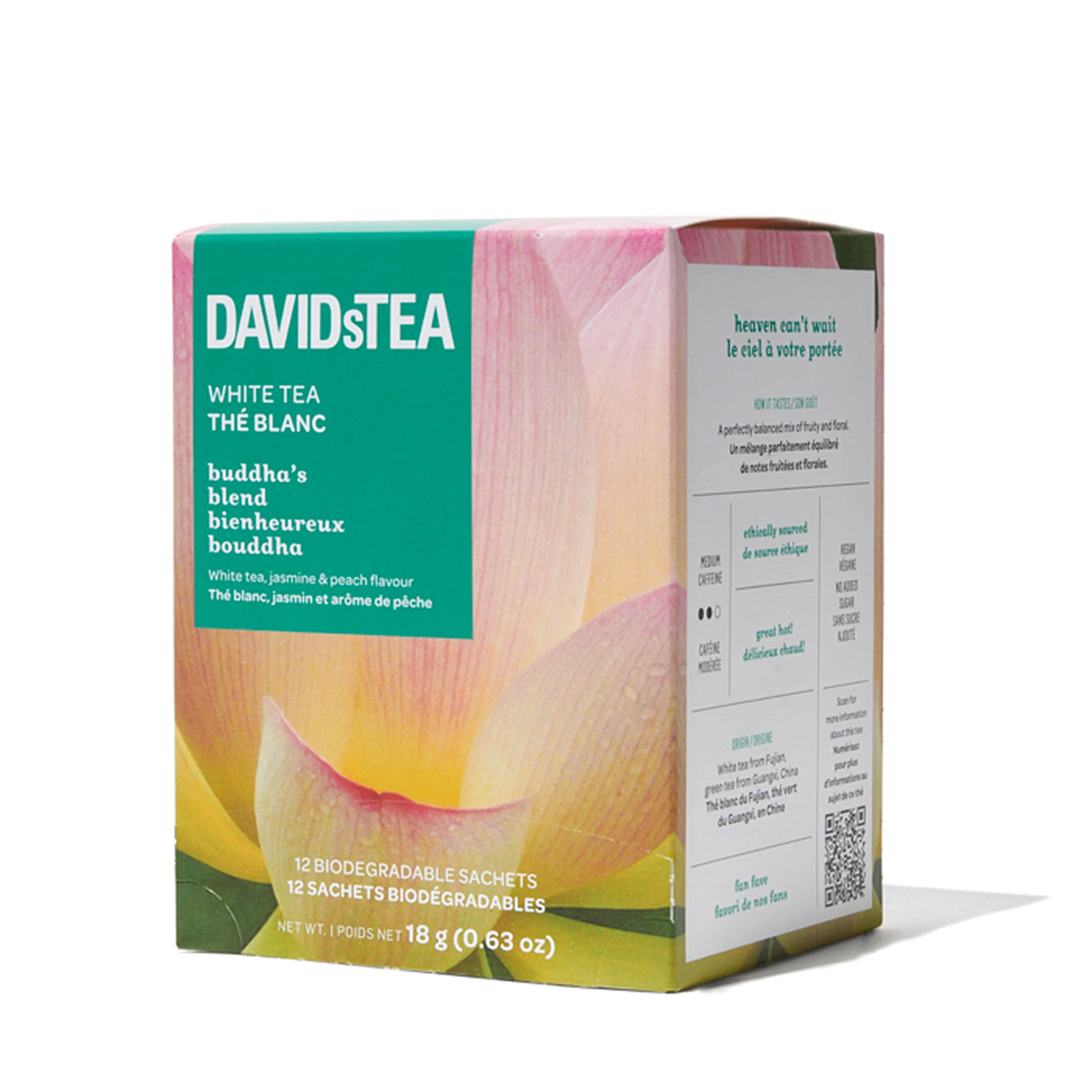 DAVIDsTEA Buddha's Blend Tea Pack of 12 Sachets — SKU SB-FB6799-6A992ADB0D5D70 - Image 3