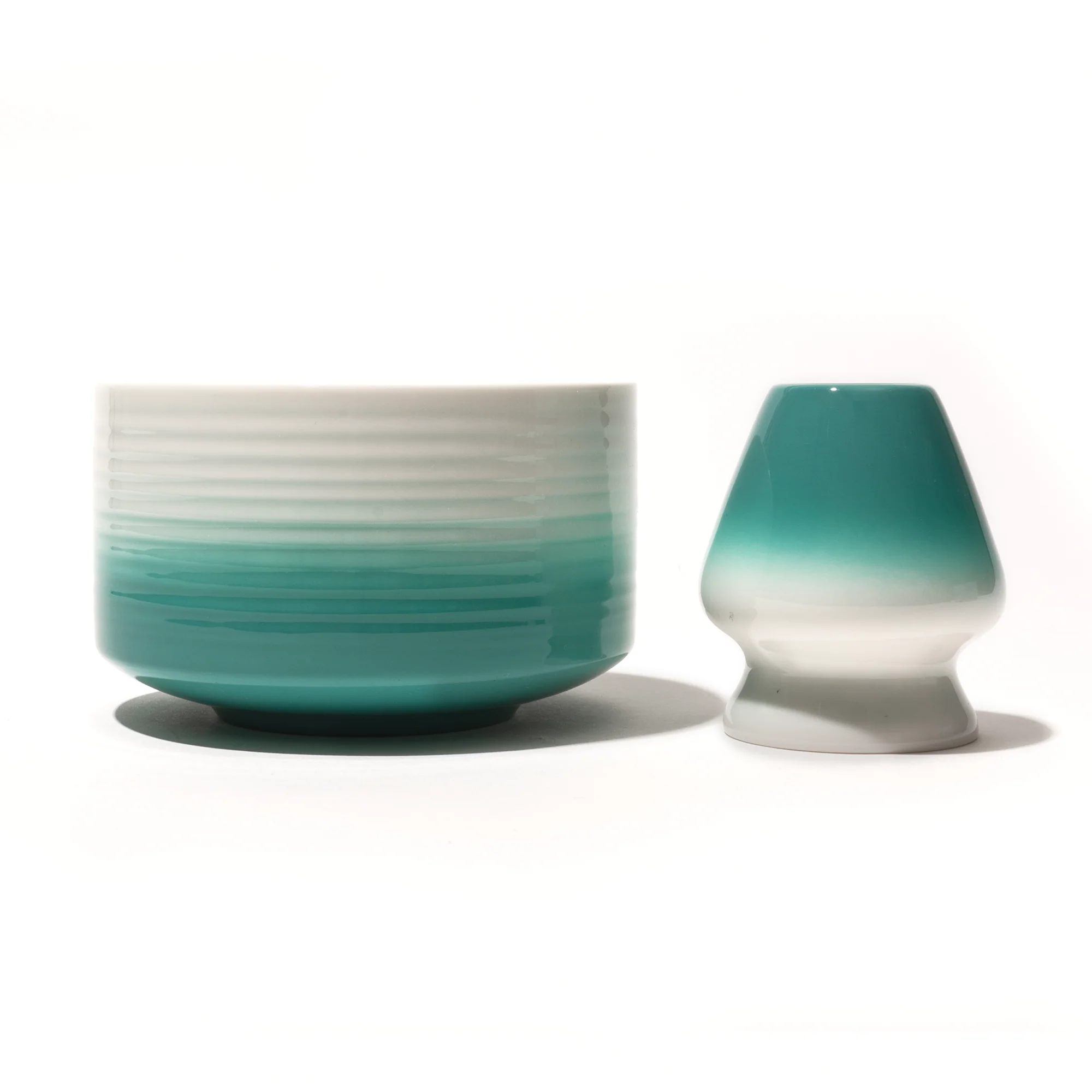 DAVIDsTEA Horizon Porcelain Matcha Bowl & Whisk Holder - Image 2