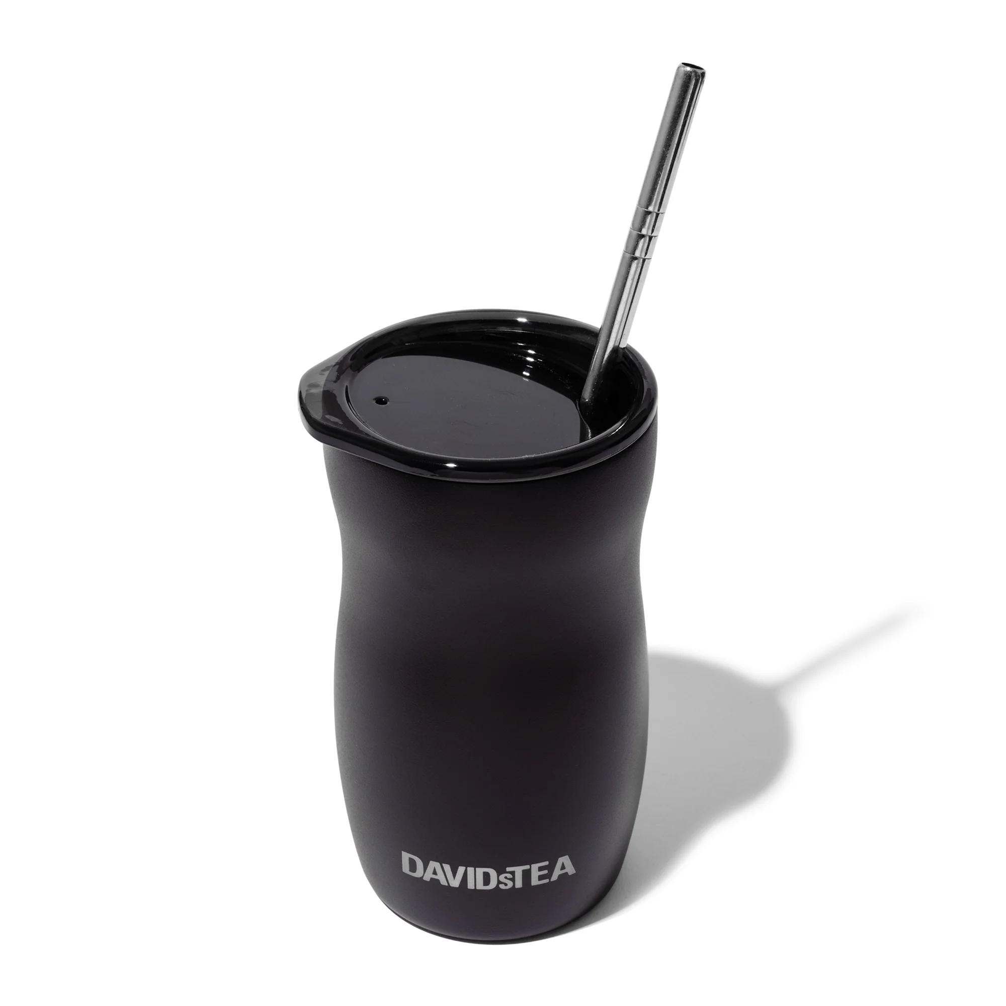 DAVIDsTEA Black Yerba Maté Cup & Bombilla Straw Duo - Image 2