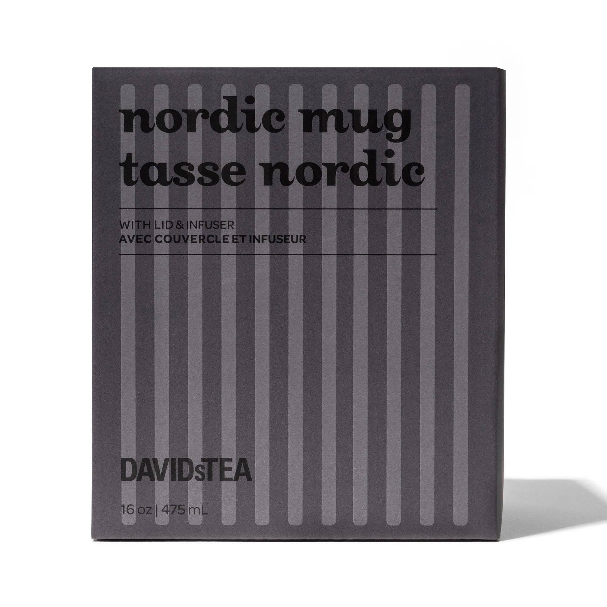 DAVIDsTEA Sesame Grey Ribbed Nordic Mug — SKU SB-FB6799-64A42138F00FAE - Image 3
